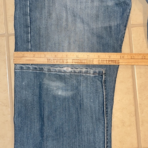 Mens 36 x 34 Signature Levi slim straight leg unique light blue jeans - Picture 5 of 13